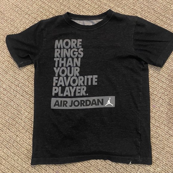 Nike Black Air Jordan Tee - YL - Picture 1 of 3